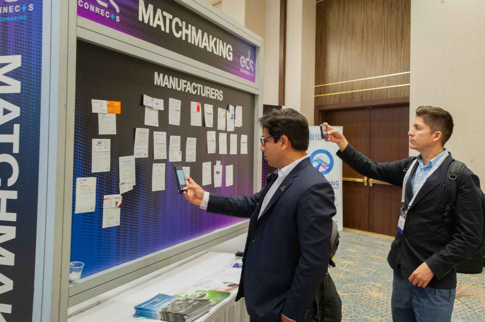 EDS Matchmaking Board in the Lily Ballroom